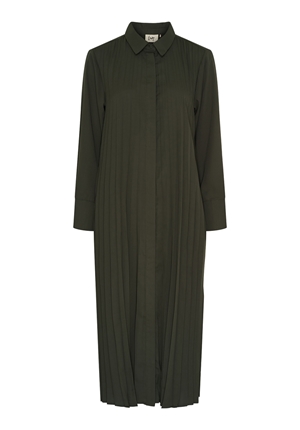 Klänningar - Frida pleat dress – Army